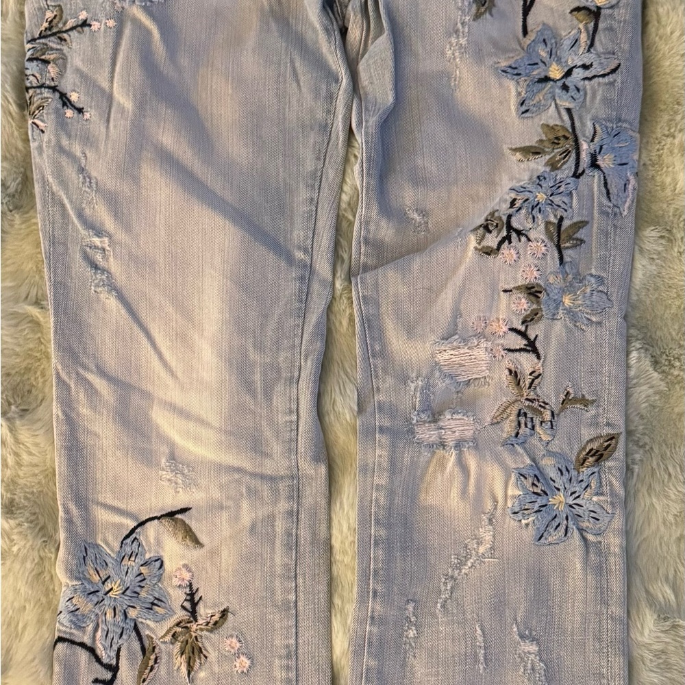 Audrey Light Wash Straight Leg Jeans